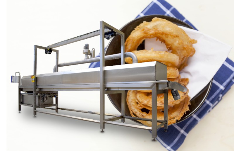 Conveyor fryer Industrial frying equipment